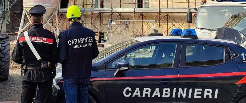 CARABINIERI ISPETTORATO DEL LAVORO – Controlli nei cantieri edili della Provincia di Vercelli