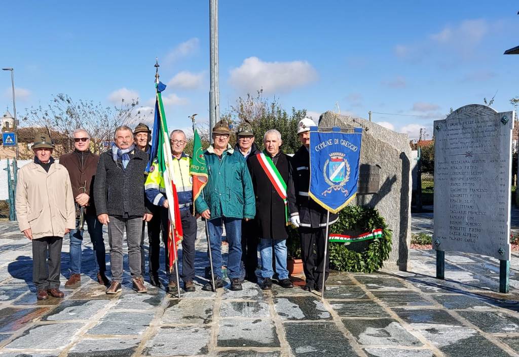 GREGGIO – Celebrata la Giornata dell’Unità Nazionale e delle Forze Armate