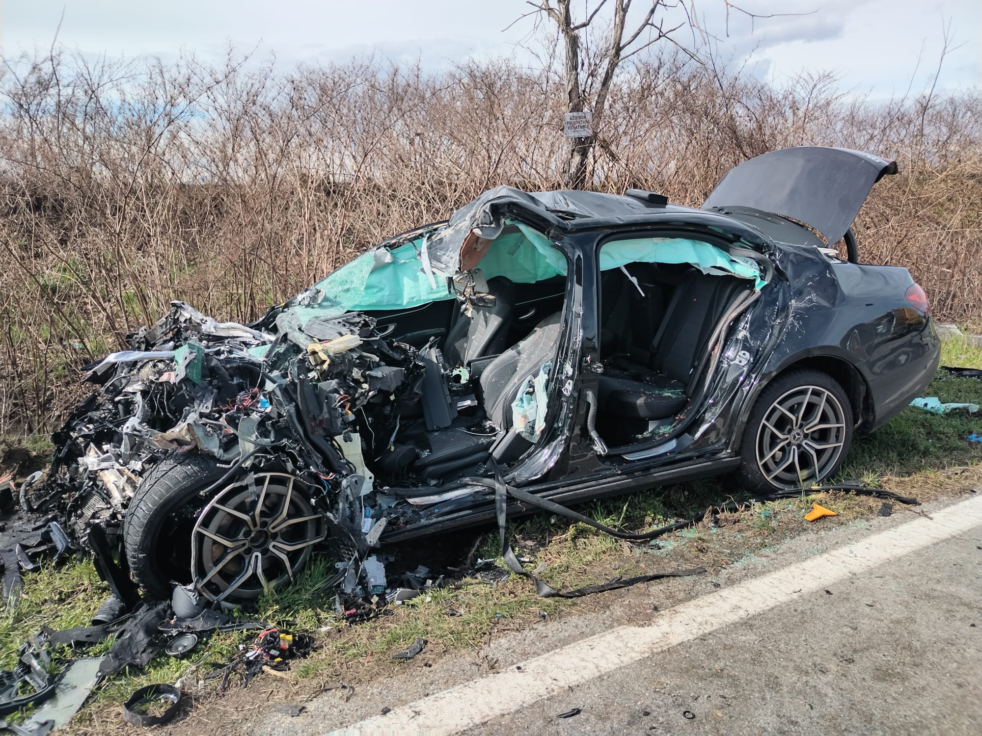 BURONZO – Tragico frontale tra auto e camion – Muore l’ Imprenditore biellese Massimo Marchi