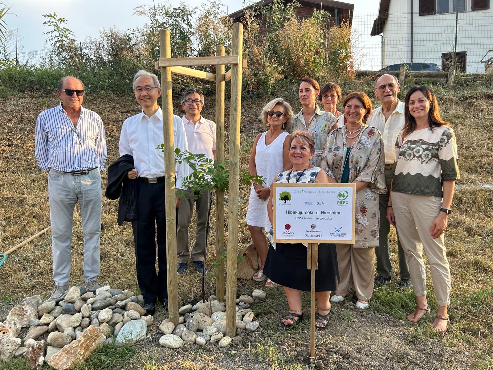 CASALE – Cerimonia di piantumazione “Un albero per la resilienza”