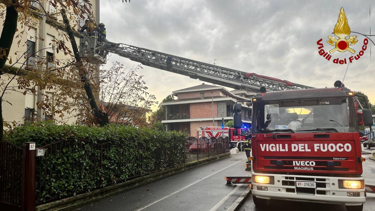 NOVARA E PROVINCIA – Interventi dei Vigili del Fuoco per danni causati dal maltempo